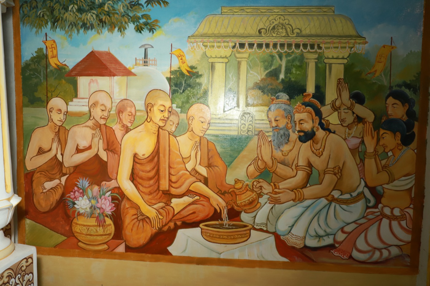 Prince Mahanaga Builds the Viharaya